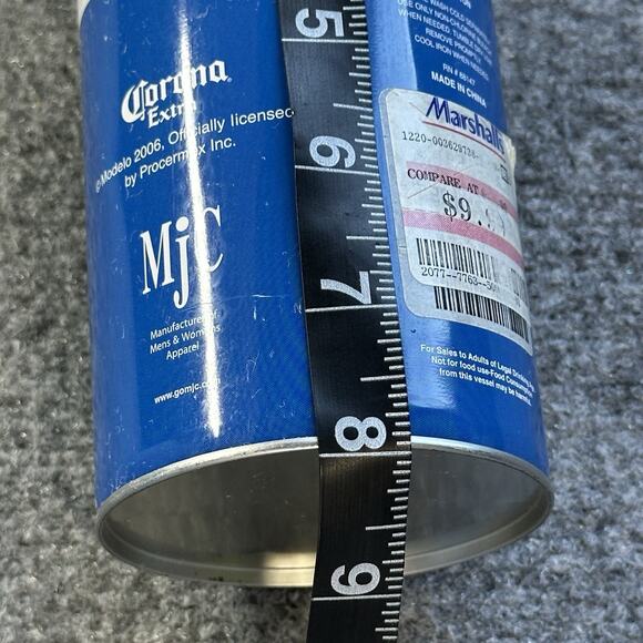 SWAG Corona Extra Blue Beer Piggy Bank / Coin Vault Bank Storage Canister 8” T - Picture 4 of 4